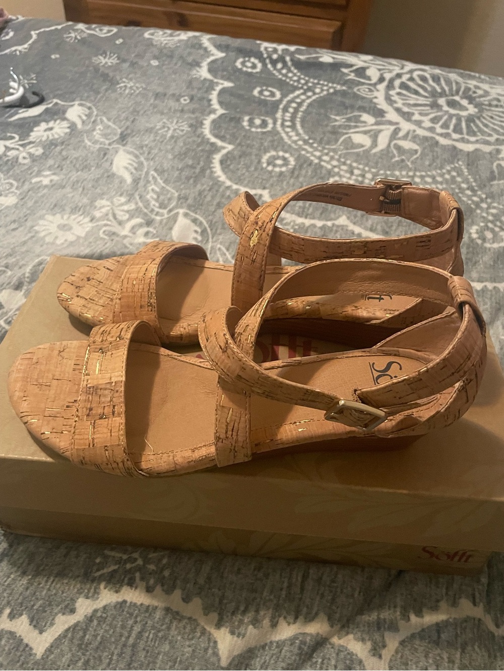 Söfft Cork Strappy Sandal — Natural Cork - Picture 2 of 12